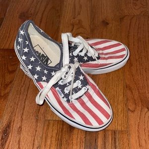 Unisex American Flag Vans